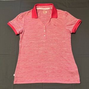 PUMA Golf/Tennis Polo Women’s Size Medium Striped